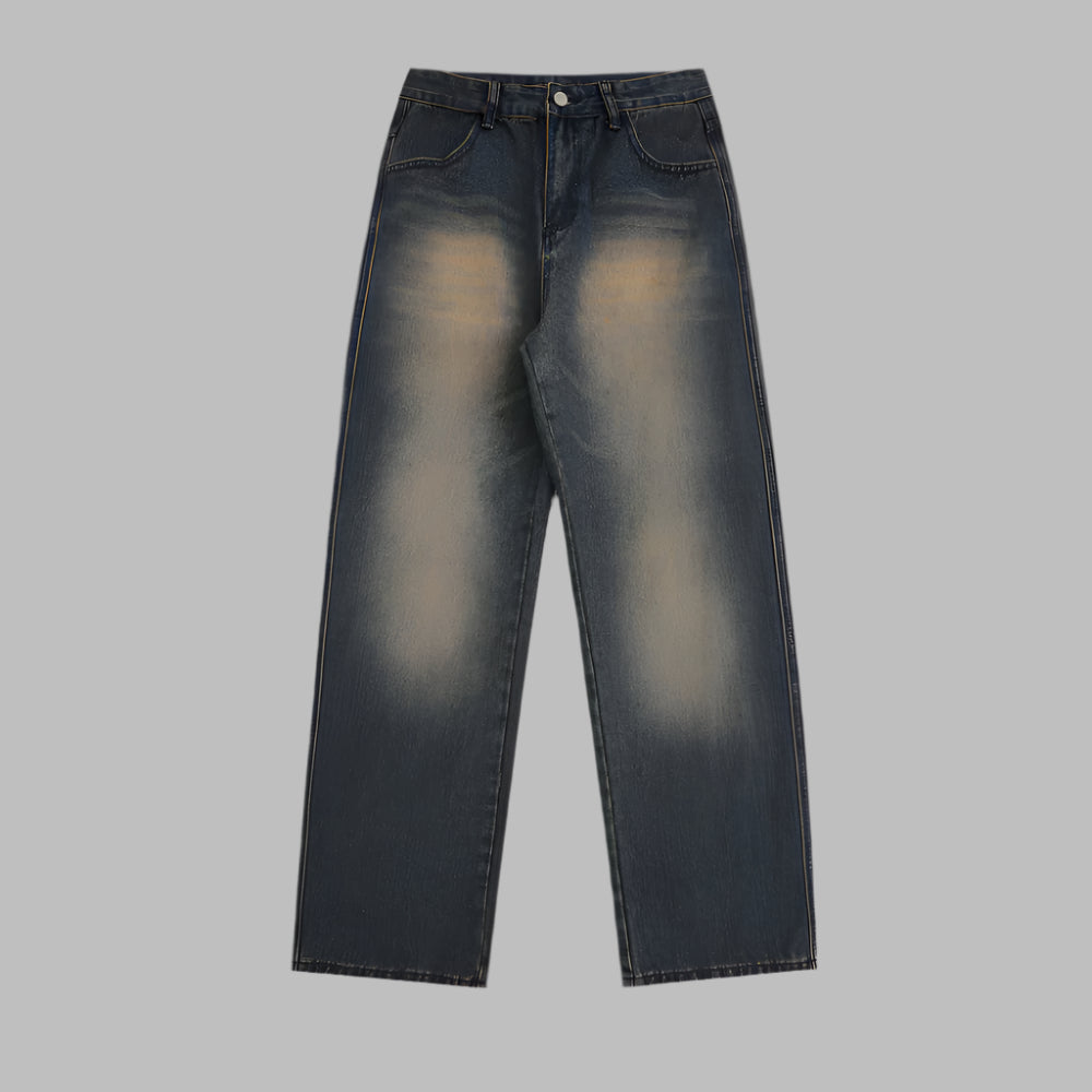 BLACK MUD WASH JEANS