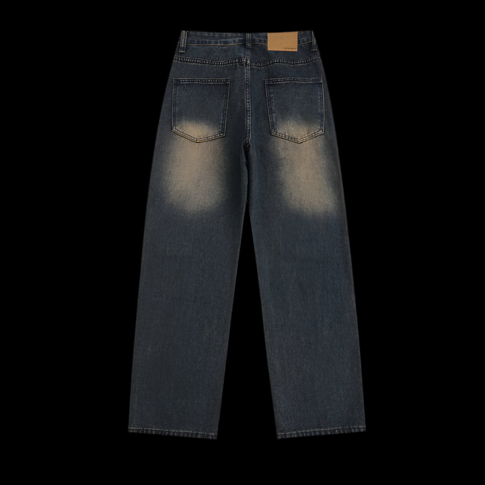 BLACK MUD WASH JEANS